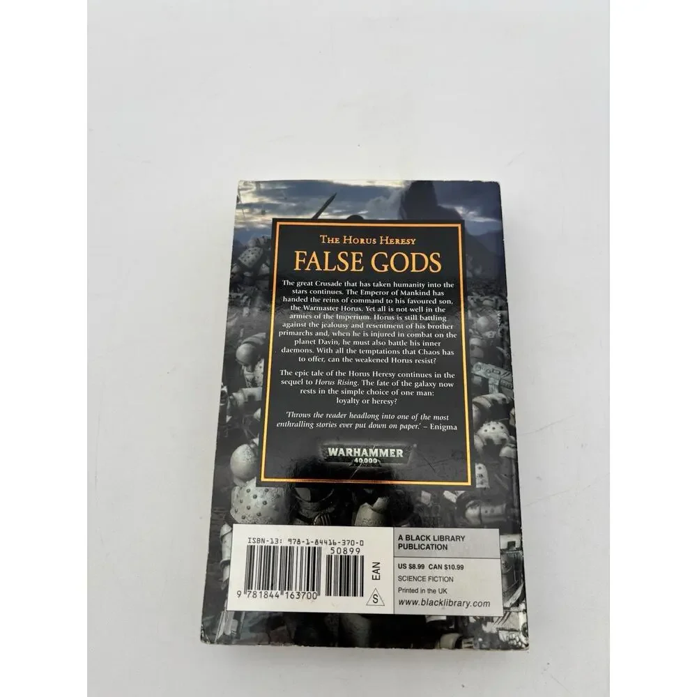 False Gods Horus Heresy Warhammer 40k 1st Printing Mass Market Paperback McNeill